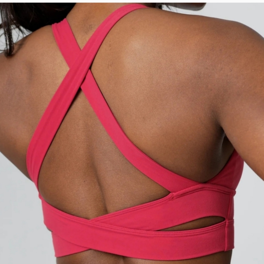 💕Buffbunny Alpha Sports Bra-Wrath Red - Picture 2 of 5